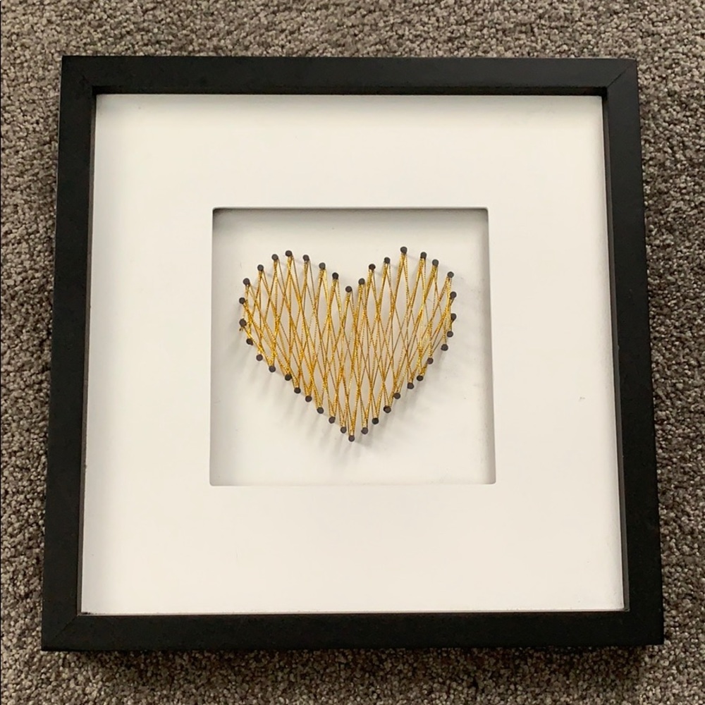 Stitched heart sign